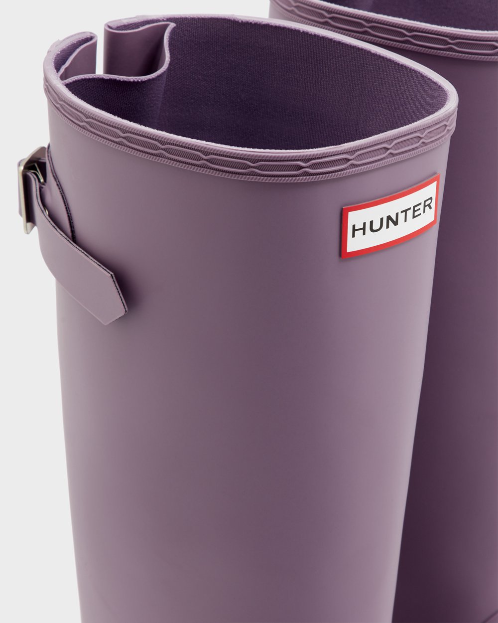 Women Hunter Original Back Adjustable | Tall Rain Boots Purple | NZ-64591-JQOM